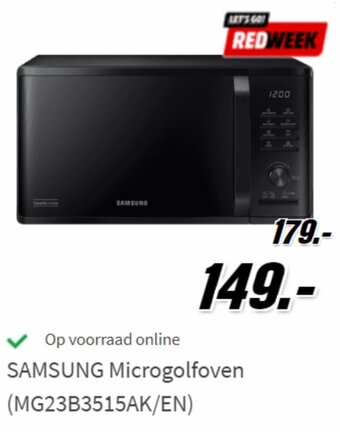 Samsung microgolfoven (MG23B3515AK/EN)