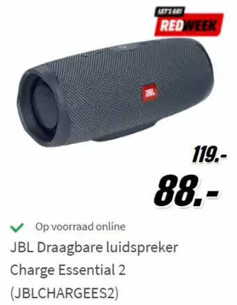 JBL draagbare luidspreker charge essential 2 (JBLCHARGEES2)
