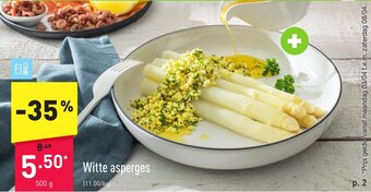 ALDI Witte asperges 500 g aanbieding