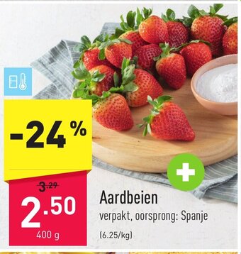 ALDI Aardbeien 400 g aanbieding