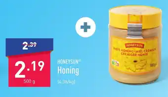 ALDI Honeysun honing 500 g aanbieding