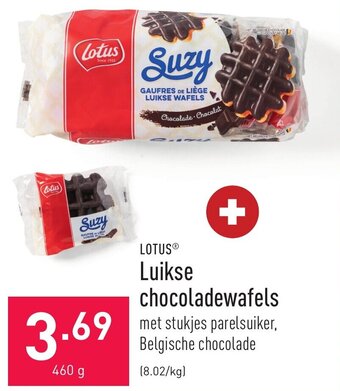ALDI Lotus Luikse Chocoladewafels 460g aanbieding