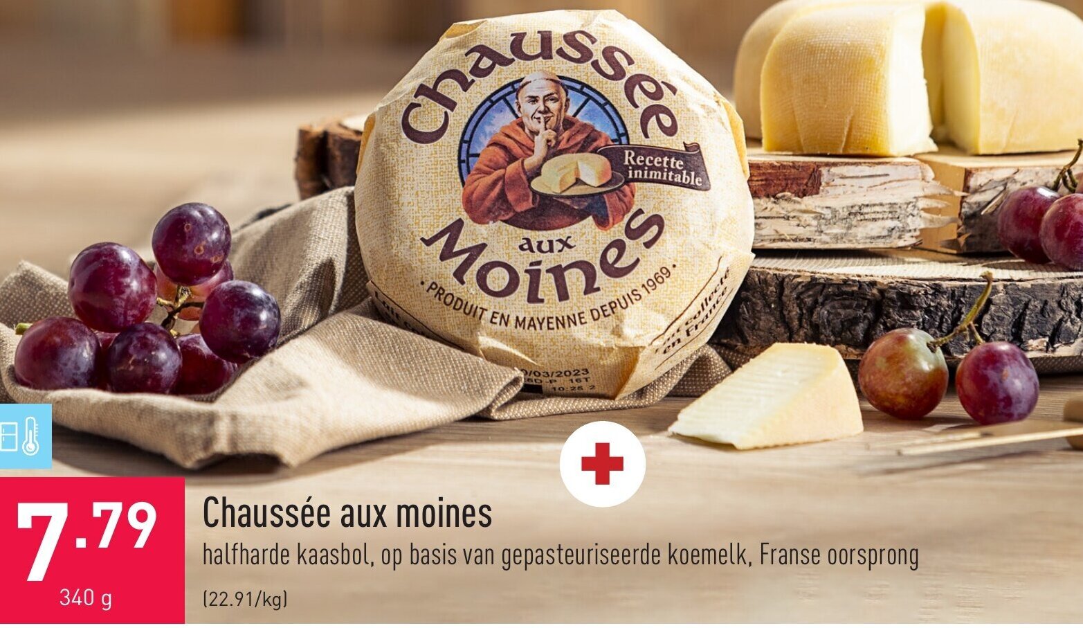 Chaussée Aux Moines 340g promotie bij ALDI