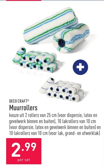 ALDI Deco Craft Muurrollers aanbieding