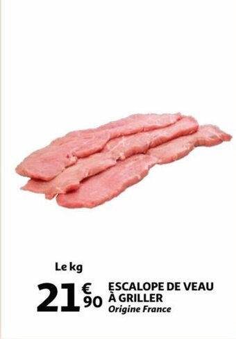 Escalope de Veau A Griller