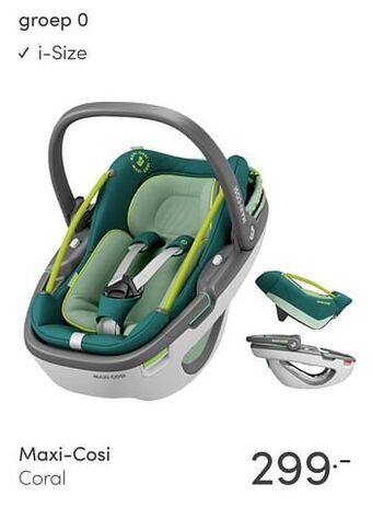 Baby & Tiener Maxi-cosi coral aanbieding