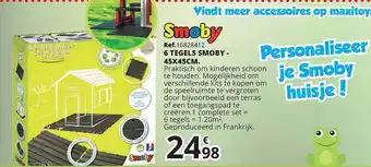 6 Tegel Smoby 45x45 Cm