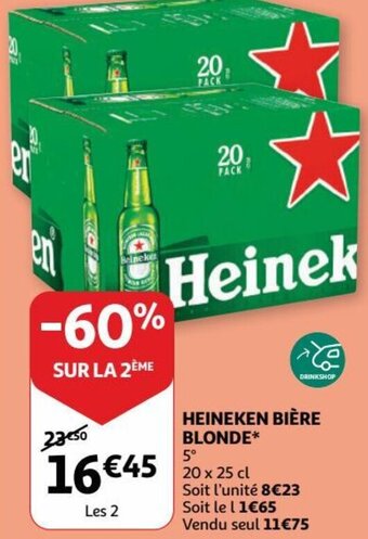 Heineken Biere Blonde 20 x 25cl