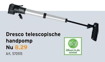 GAMMA Dresco telescopische handpomp aanbieding