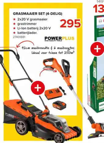 Powerplus grasmaaier set (4-delig) (27401881)