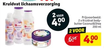 Kruidvat Kruidvat shampoo en conditioner aanbieding