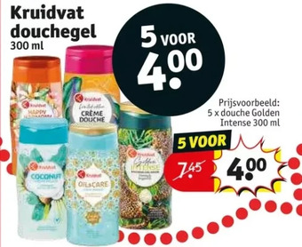 Kruidvat Kruidvat douchegel 300 ml aanbieding