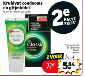 Kruidvat Kruidvat condooms en glijmiddel aanbieding