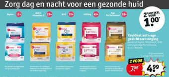 Kruidvat Kruidvat anti-age gezichtsverzorging aanbieding