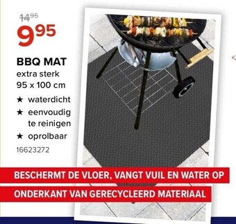Euroshop Bbq mat extra sterk 95 x 100 cm aanbieding