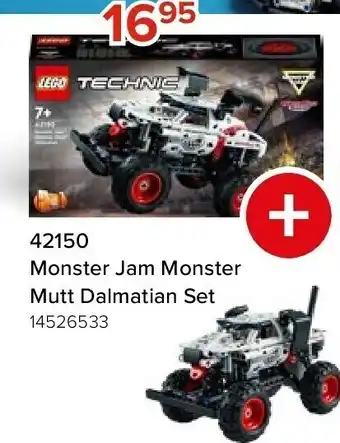 42150 monster jam monster mutt dalmatian set