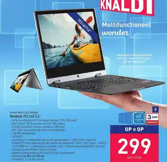 ALDI Medion Akoya Notebook 29,5 Cm-11,6 aanbieding