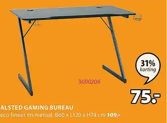 Jysk Alsted Gaming Bureau aanbieding