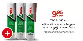 Tec 7, 310ml per stuk (24259000/1/2/3/4/0009/10/11