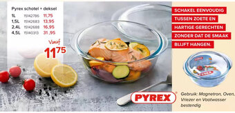 Pyrex schotel + deksel 1L (15142786)