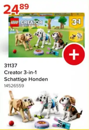 Euroshop Lego 31137 creator 3-in-1 schattige honden (14526559) aanbieding