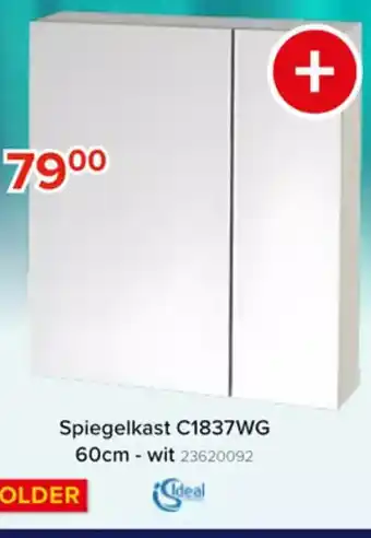 Spiegelkast C1837WG 60cm - wit (23620092)