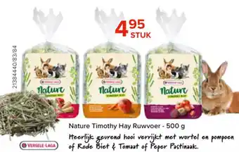 Euroshop Versele laga Nature timothy hay ruwvoer - 500g per stuk aanbieding