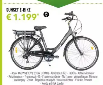 Prestige fietsen sunset e-bike