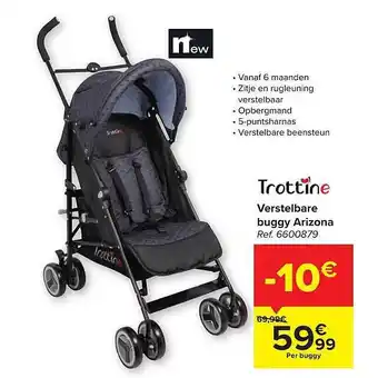 Trottine Verstelbare Buggy Arizona