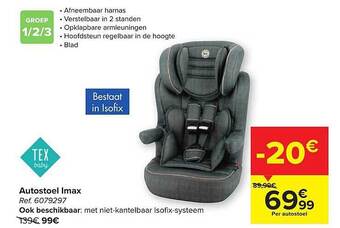 Hyper Carrefour Autostoel Imax aanbieding