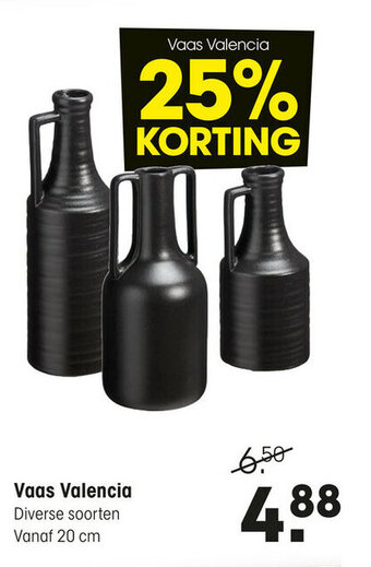 Kwantum Vaas Valencia aanbieding