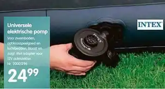 Fun Intex universele elektrische pomp aanbieding