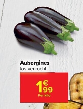 Carrefour Aubergines aanbieding