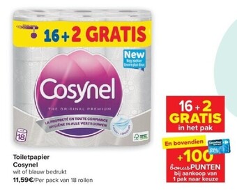 Carrefour Toiletpapier cosynel aanbieding