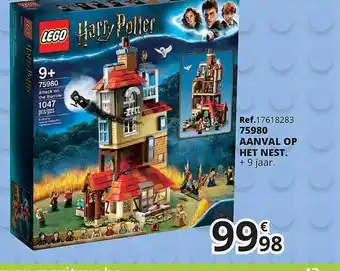 Maxi Toys Lego Harry Potter Aanval Op Het Nest aanbieding