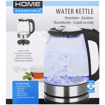 Home essentials glazen waterkoker