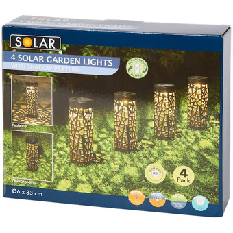 Action Solar tuinverlichting op zonne-energie aanbieding
