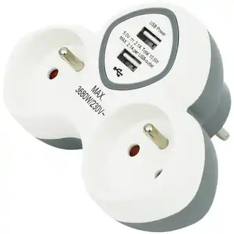 Action Pro-max duo-verdeelstekker aanbieding