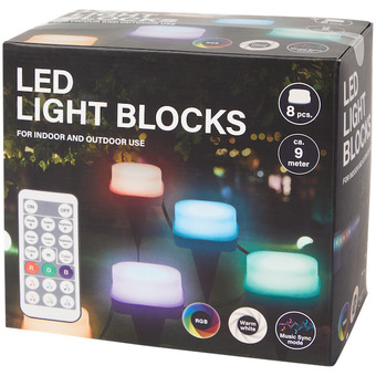 Action Led-lichtblokken aanbieding