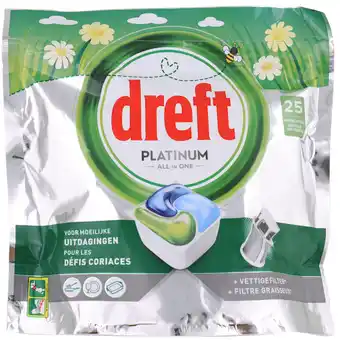 Action Dreft vaatwastabletten all in one platinum aanbieding