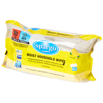 Action Spargo vochtige huishouddoekjes aanbieding