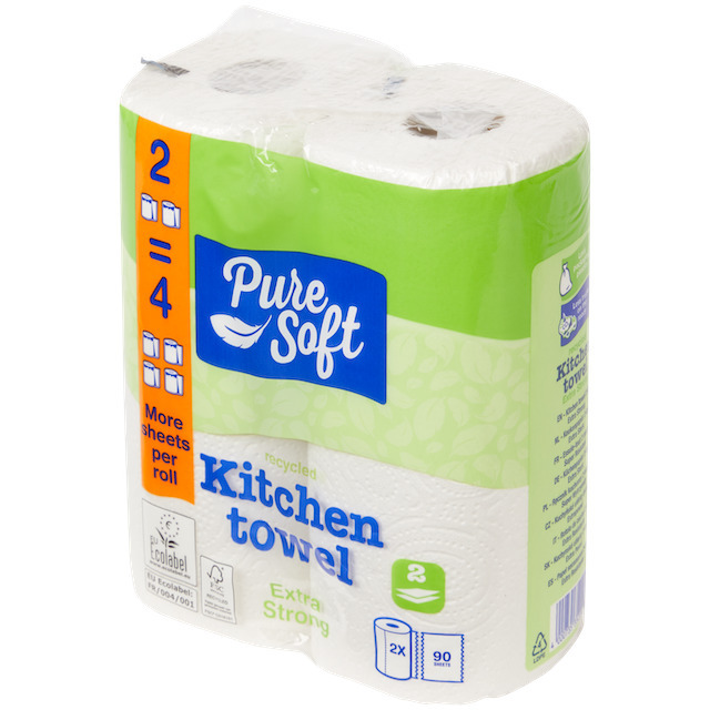 Pure soft keukenpapier promotie bij Action