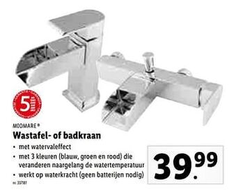 Lidl Wastafel- of badkraan aanbieding