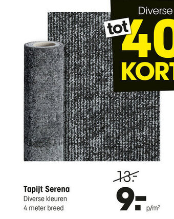 Kwantum Tapijt Serena aanbieding