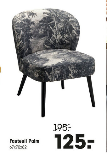 Kwantum Fauteuil Palm aanbieding