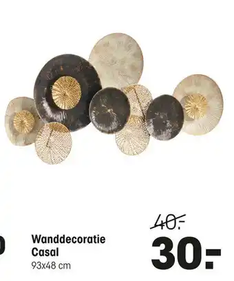 Kwantum Wanddecoratie Casal 93x48cm aanbieding