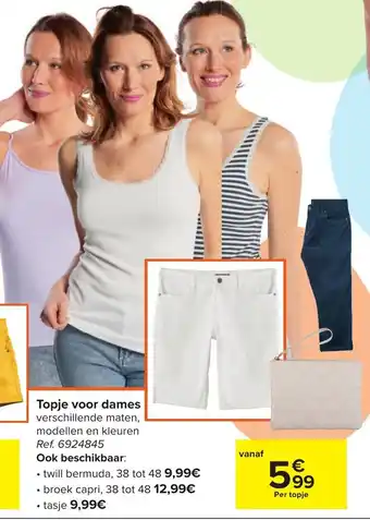 Carrefour Topje voor dames ref. 6924845 aanbieding