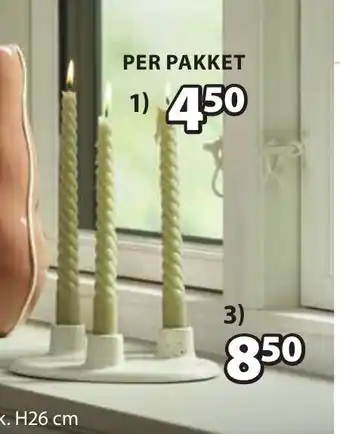 Jysk Baldur Kaars H26 cm aanbieding