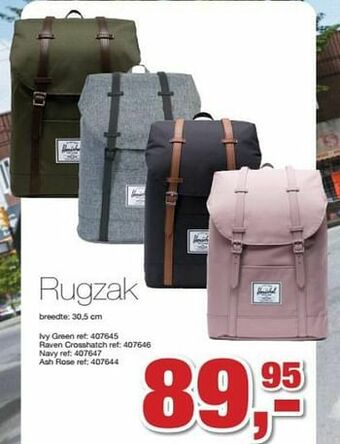 Paradisio Rugzak aanbieding