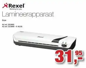 Rexel lamineerapparaat